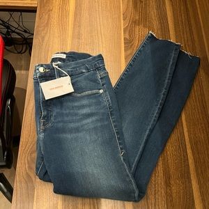Good American Good Waist Crop Jeans - Size 6/28